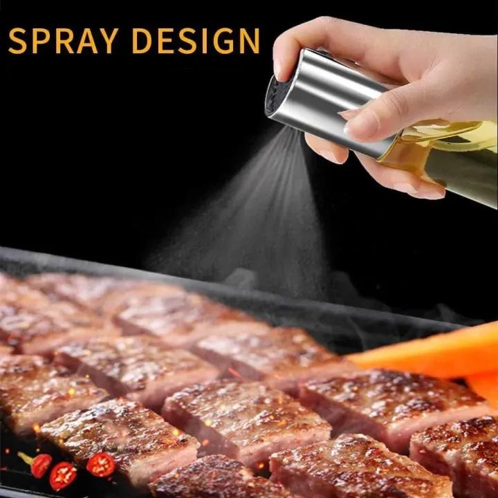 Premium 2-in-1 Oil Sprayer Bottle – Refillable Glass Olive Oil Dispenser for Kitchen & Air Fryer