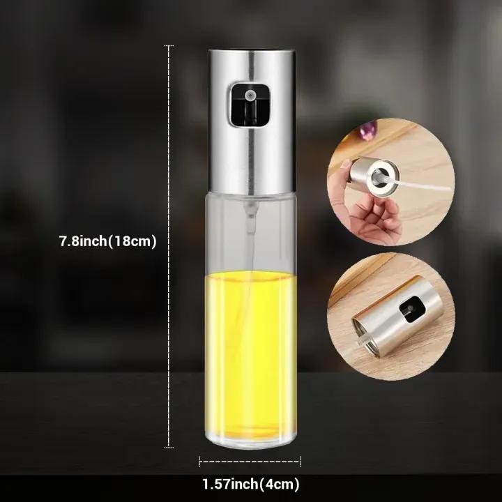 Premium 2-in-1 Oil Sprayer Bottle – Refillable Glass Olive Oil Dispenser for Kitchen & Air Fryer
