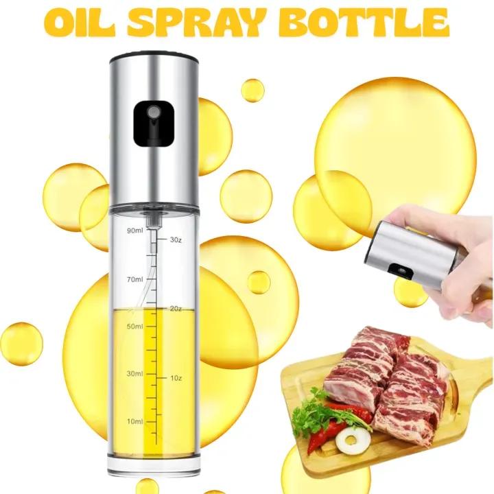 Premium 2-in-1 Oil Sprayer Bottle – Refillable Glass Olive Oil Dispenser for Kitchen & Air Fryer